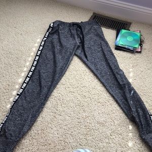 Pink sweatpants